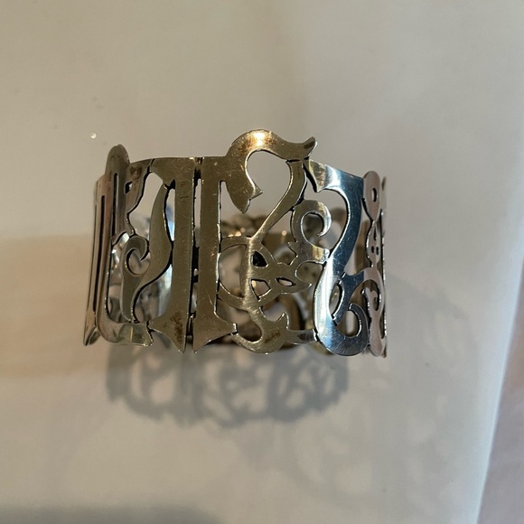 Egyptian Sterling Bangle - Picture 3 of 3